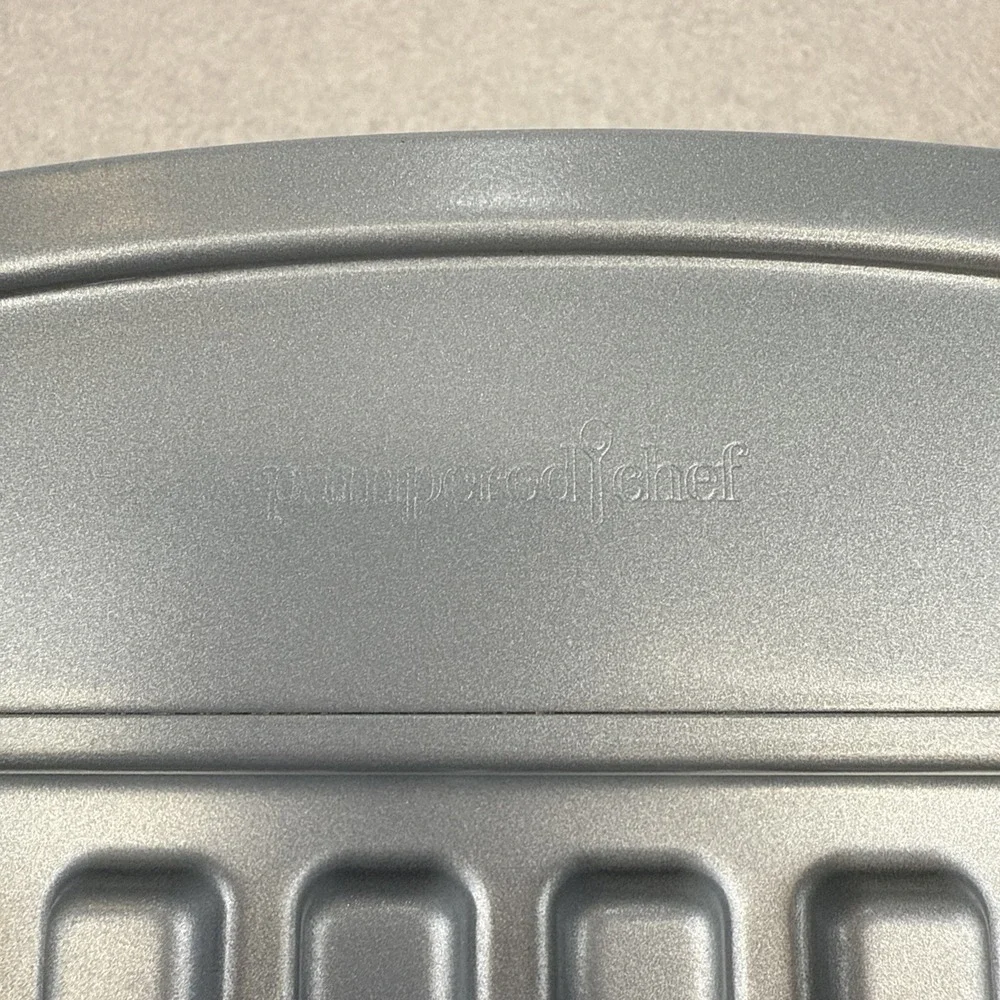 Pampered Chef Waffle Stick Baking Pan Non-Stick Carbon Steel 16 X 11 Blue 100018